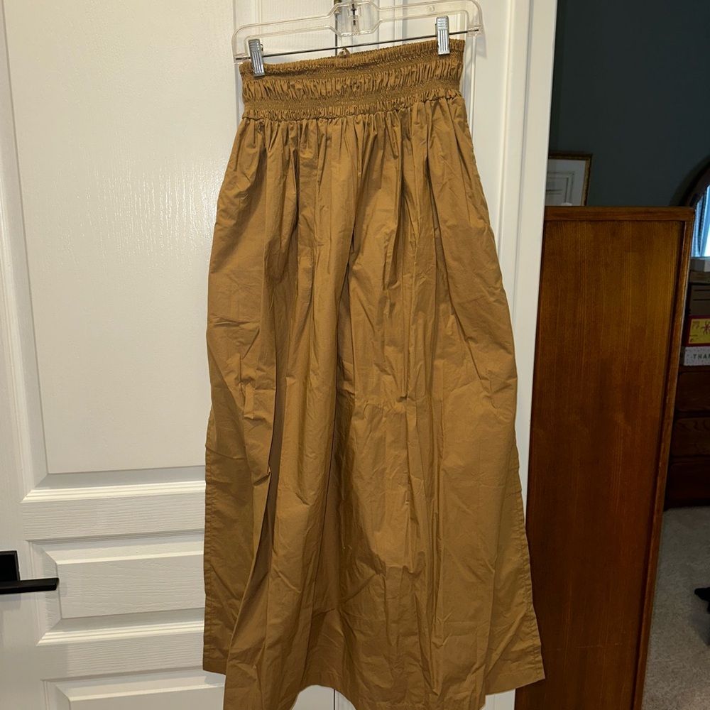 Mikoh A-Line Skirt in Tan